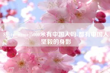 华容5000米有中国人吗-都有中国人坚毅的身影