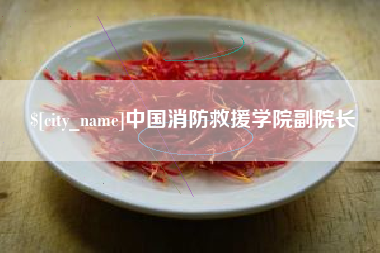 华容中国消防救援学院副院长