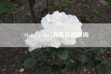 华容消防证的查询