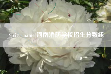 华容河南消防学校招生分数线