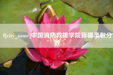 华容中国消防救援学院新疆录取分数
