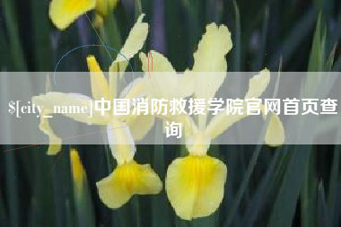 华容中国消防救援学院官网首页查询