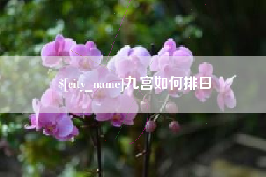 华容九宫如何排日