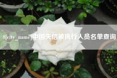 华容中国失信被执行人员名单查询