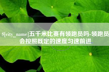 华容五千米比赛有领跑员吗-领跑员会按照既定的速度匀速前进