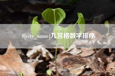 华容九宫格数字排序
