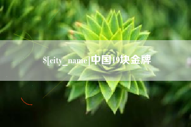 华容中国19块金牌