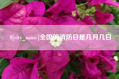 华容全国的消防日是几月几日