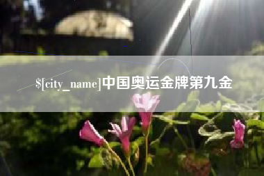 华容中国奥运金牌第九金
