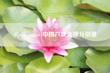 华容中国六块金牌分别是
