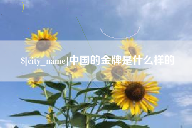 华容中国的金牌是什么样的